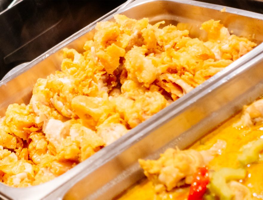 Buffet de pratos quentes